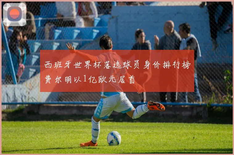 西班牙世界杯落选球员身价排行榜费尔明以1亿欧元居首